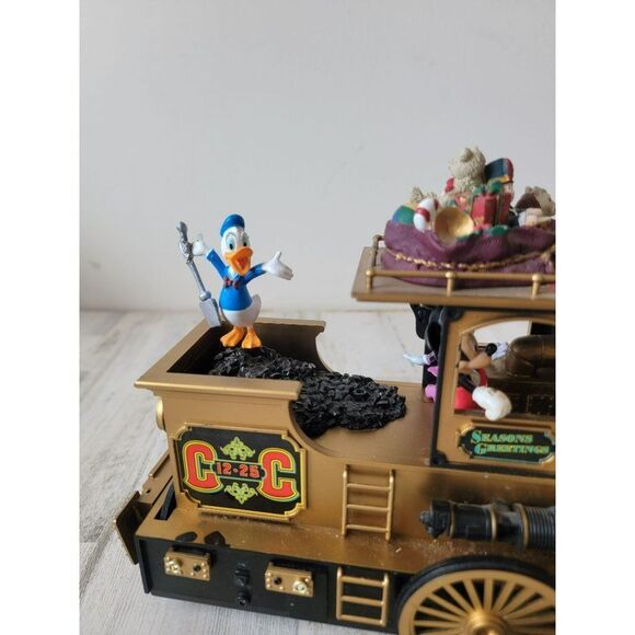 Mr Christmas Cannonball train AS IS Xmas Mickey Mouse Donald Duck Snow White dec - Picture 2 of 15